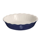 Emile Henry Modern Classics 9-Inch Ribbed Pie Dish, Twilight