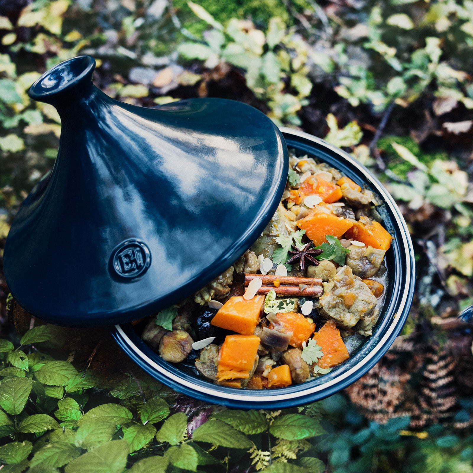 Emile Henry Flame Tagine, 2.1 Quart, Ocean