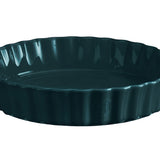Emile Henry 9.5 Inch Deep Tart Dish, Ocean