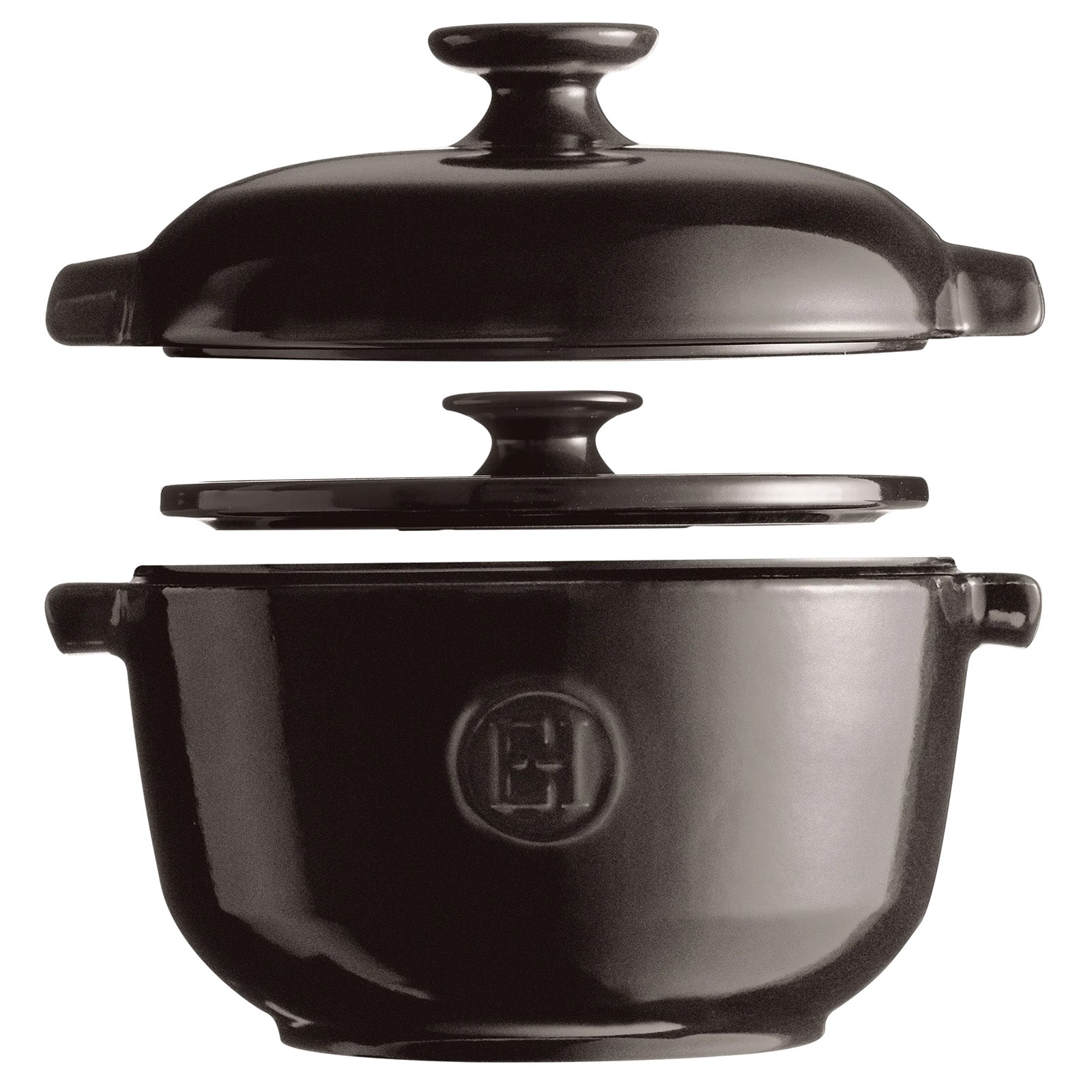 Emile Henry Rice Pot, Charcoal