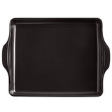 Emile Henry Foccacia Bread Pan and Detroit Style Pizza Pan, Charcoal