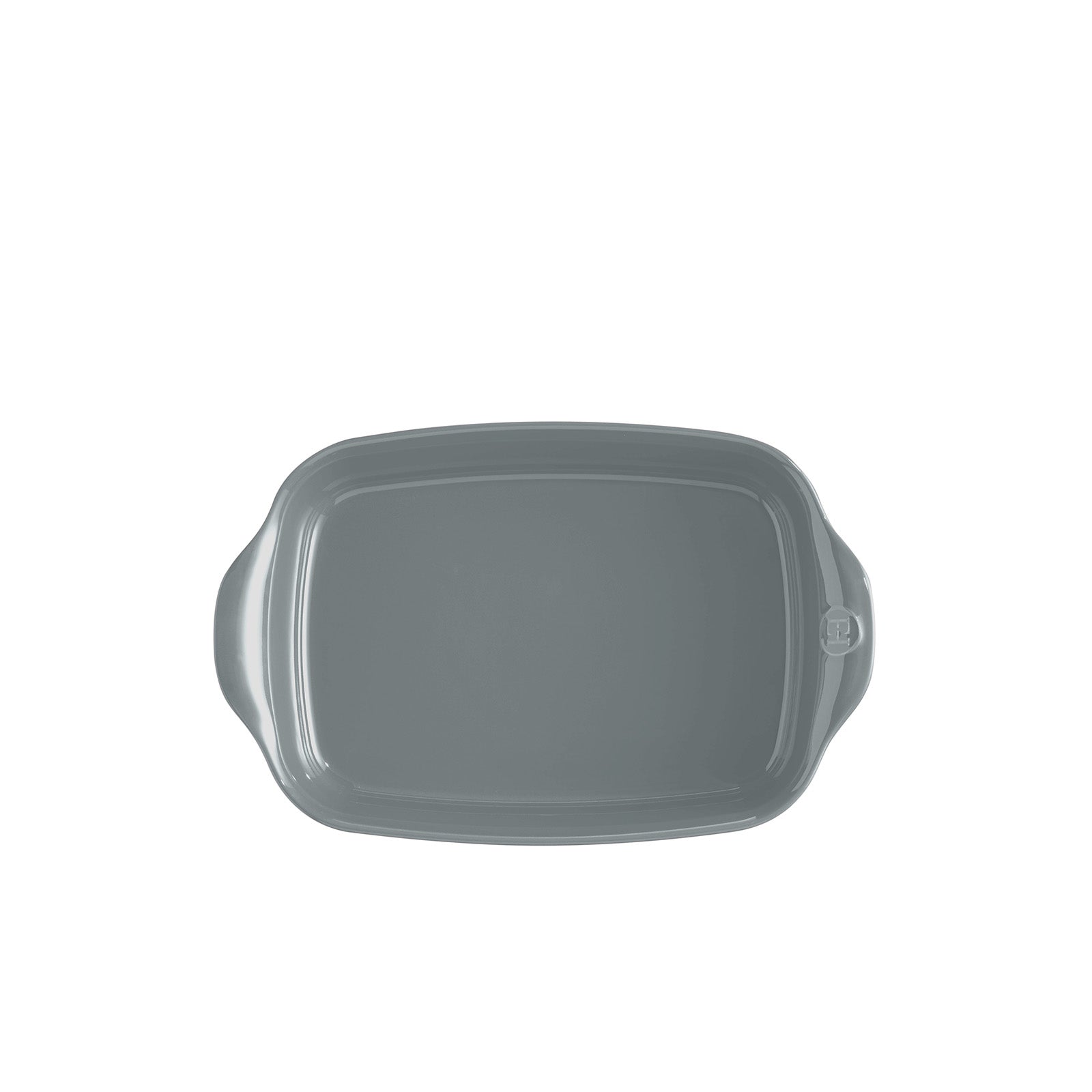Emile Henry Small Rectangle Baking Dish Ultime, 11.5" X 7.5", Fog