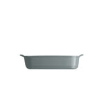Emile Henry Small Rectangle Baking Dish Ultime, 11.5" X 7.5", Fog