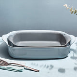 Emile Henry Rectangle Baking Dish Ultime, 14" X 9", Fog