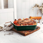 Emile Henry HR Modern Classics Square Baking Dish, 9" x 9", Evergreen