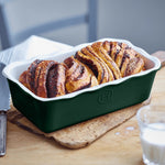 Emile Henry Modern Classics 3 Quart Loaf Pan, Evergreen