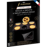 Silpat Flexipan 6 Smiley Emojis Premium Silicone Baking Pan