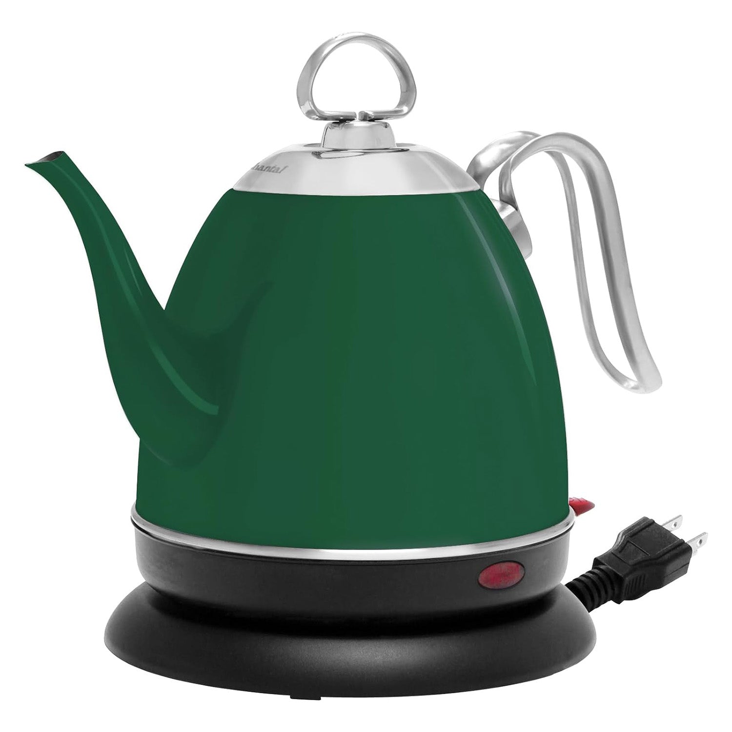 Chantal Mia Ekettle Electric Water Kettle, 32 ounce, Forest Green