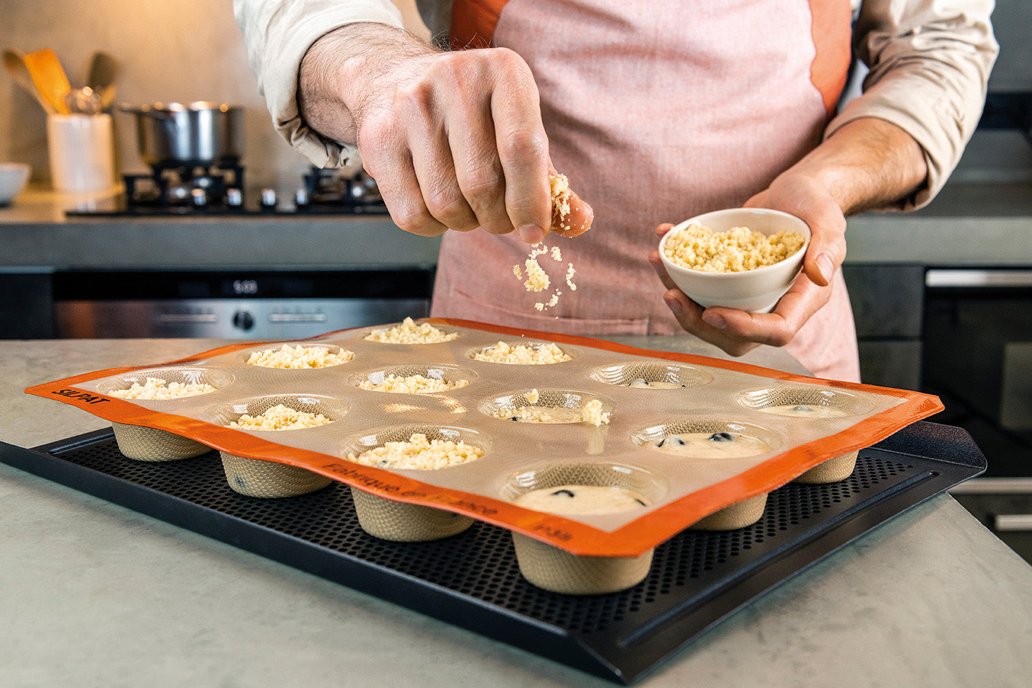 Silpat Perfect Non-Stick 12 Cavity Muffin Mold