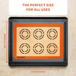 Silpat Large Perfect Cookie Non-Stick Silicone Baking Mat, 11-5/8" x 16-1/2"