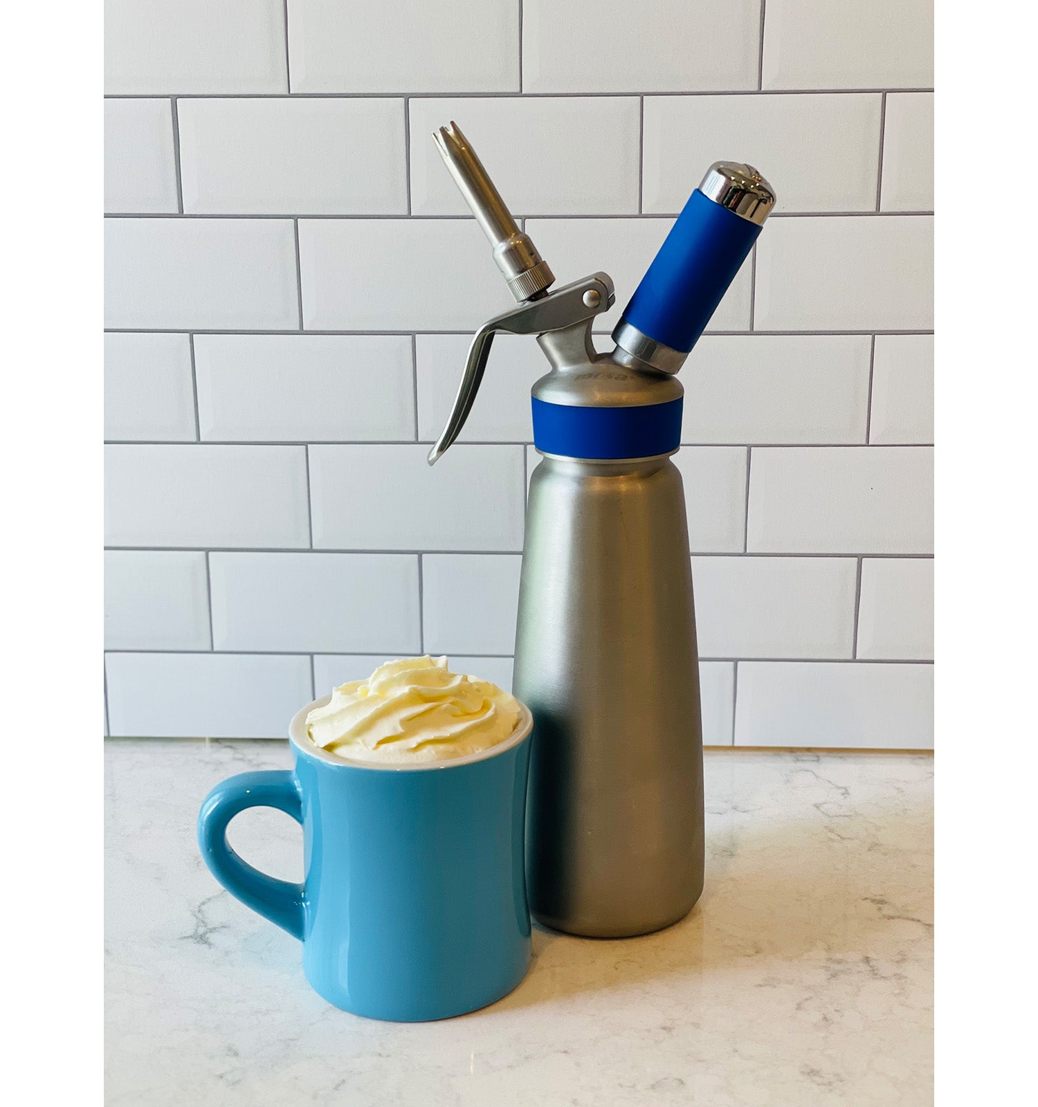 Frieling by Mosa Master Whipper Professional Cream Whipper, 1 Liter
