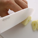 Kyocera Revolution Ceramic 5-1/2 Inch Santoku Knife, White