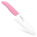 Kyocera Revolution Ceramic 5-1/2 Inch Santoku Knife, Pink