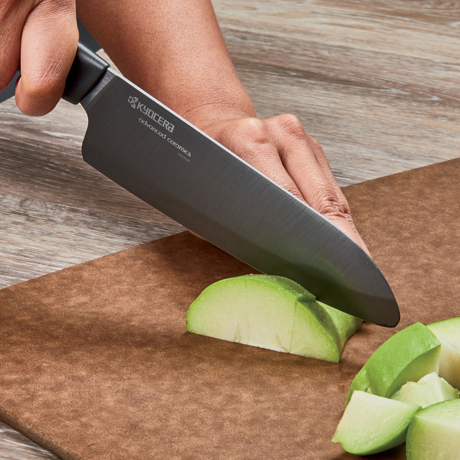 Kyocera Advanced Ceramics 3 Piece Revolution Series Knife Set with Black Blades