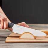 Kyocera Revolution 4-Piece Ceramic Knife Set - 7" Chef's Santoku, 5.5" Santoku, 4.5" Utility & 3" Paring Knives
