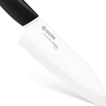 Kyocera Revolution 4-Piece Ceramic Knife Set - 7" Chef's Santoku, 5.5" Santoku, 4.5" Utility & 3" Paring Knives