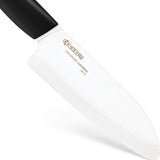 Kyocera Revolution 4-Piece Ceramic Knife Set - 7" Chef's Santoku, 5.5" Santoku, 4.5" Utility & 3" Paring Knives