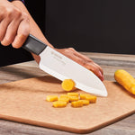 Kyocera Revolution 4-Piece Ceramic Knife Set - 7" Chef's Santoku, 5.5" Santoku, 4.5" Utility & 3" Paring Knives