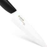 Kyocera Revolution 4-Piece Ceramic Knife Set - 7" Chef's Santoku, 5.5" Santoku, 4.5" Utility & 3" Paring Knives