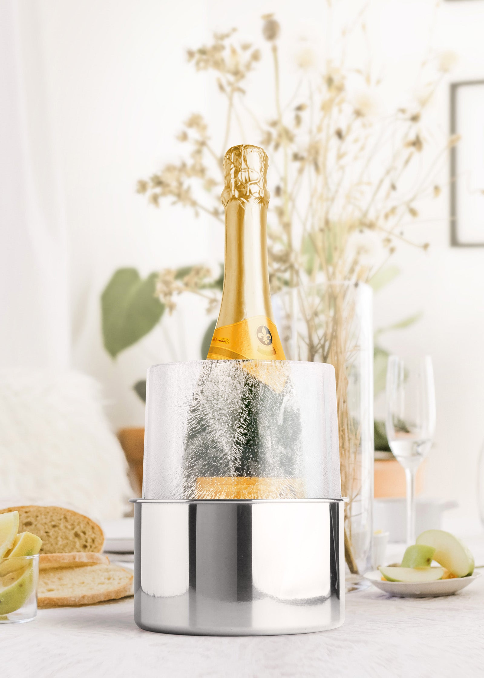 Final Touch Stainless Steel Ice Bottle Chiller
