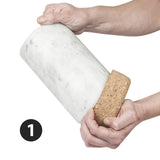 Final Touch Marble & Cork Wine Chiller