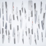 Global 3 Piece Kitchen Knife Set, 6-Inch Chef's, 6-Inch Utility, 3-Inch Paring