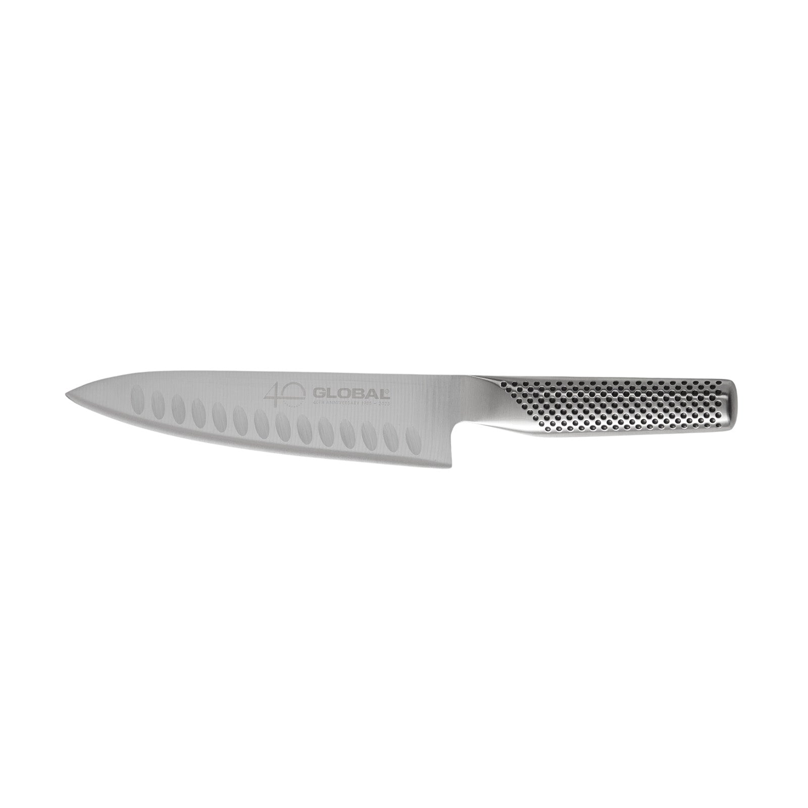 Global 40th Anniversary 7-Inch Fluted Chef's Knife