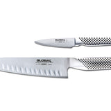Global 7.5 Inch Chef's Knife & 3 Inch Paring Knife Set