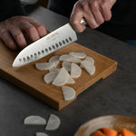 Global 7-Inch Hollow Ground Santoku Knife