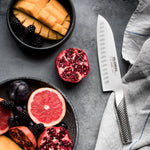 Global 3 Piece Knife Set with Santoku - Hollow Ground, Utility and Paring Knife