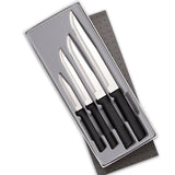 Rada 4 Piece Wedding Register Set, Black Handles