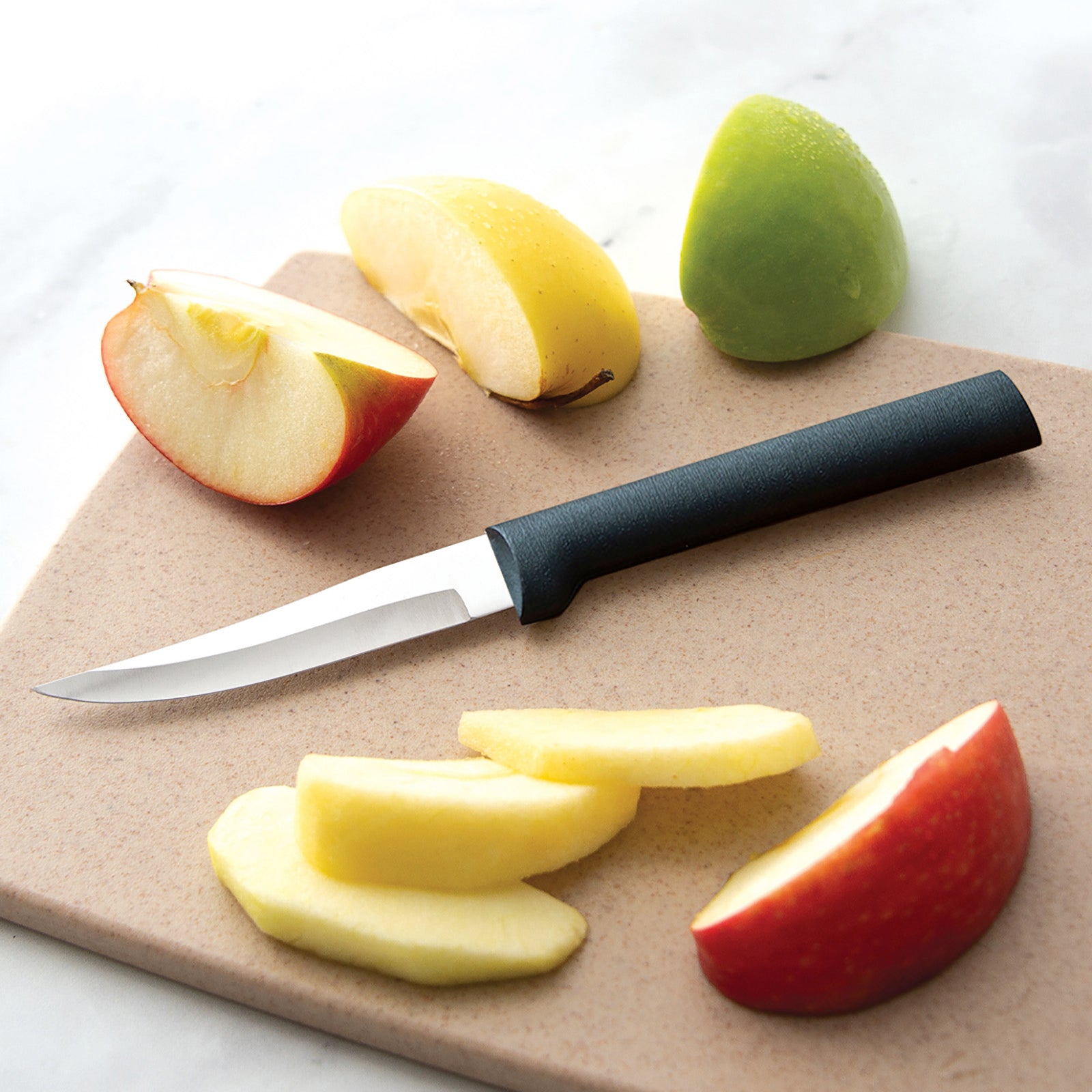 Rada 3 Piece Cooking Essentials Knife Set with Gift Box, Black Handless, Set of 2