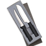 Rada 2 Piece Cook's Choice Knife Set, Black Handles