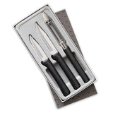 Rada 3 Piece Kitchen Basics Knife Set with Gift Box, Black Handles