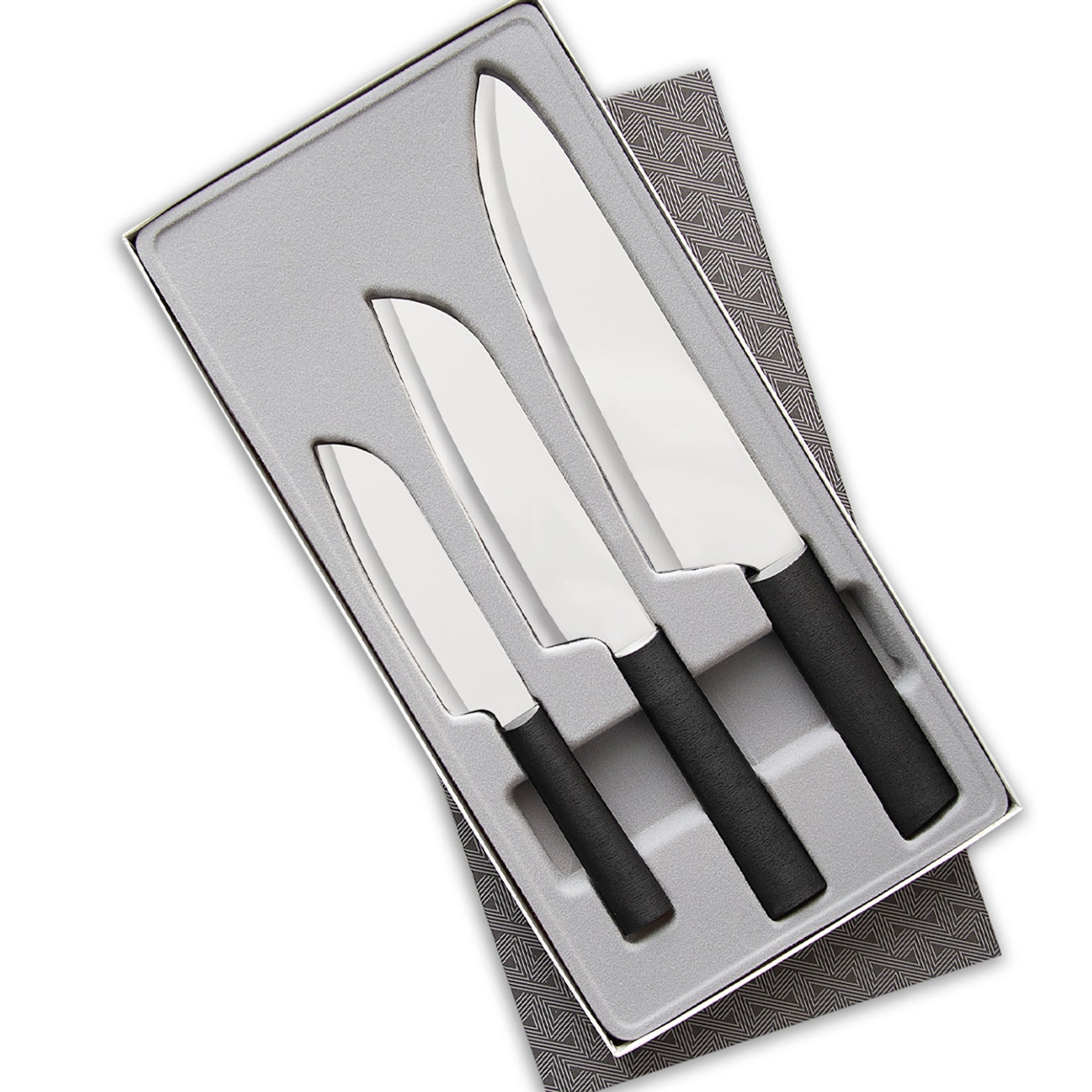Rada 3 Piece Chef Select Knife Set, Black Handles