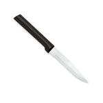 Rada 6 Piece Serrated Steak Knives Set with Gift Box, Black Handles