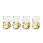 Final Touch Conundrum White Wine Glasses - Set of 4 - 9 oz (266ml)