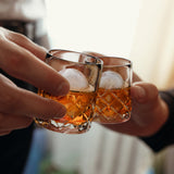 Final Touch Yarai Shiver Ice Ball Shots - 4 Glasses with Ice Ball Tray