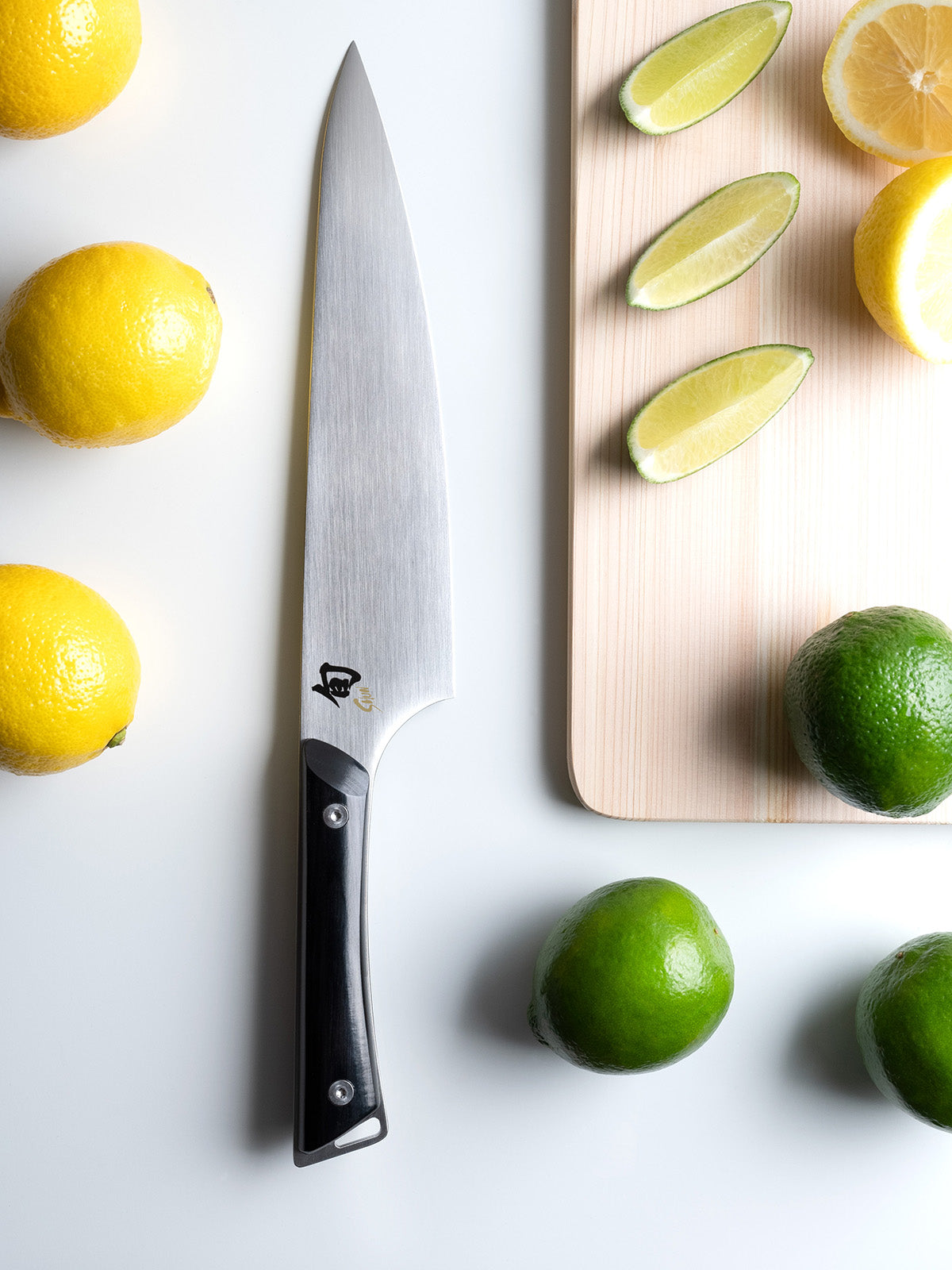 Shun Kazahana 3-Piece Starter Knife Set, 3.5" Paring Knife, 6" Utility Knife, 8" Chef’s Knife