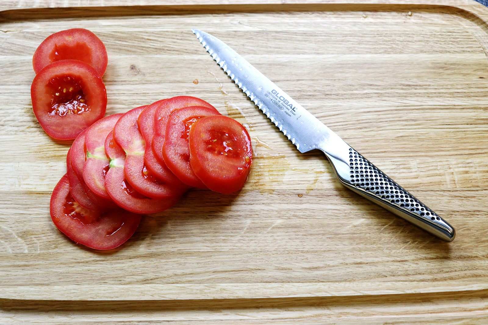 Global 6 Inch Serrated Utility Knife