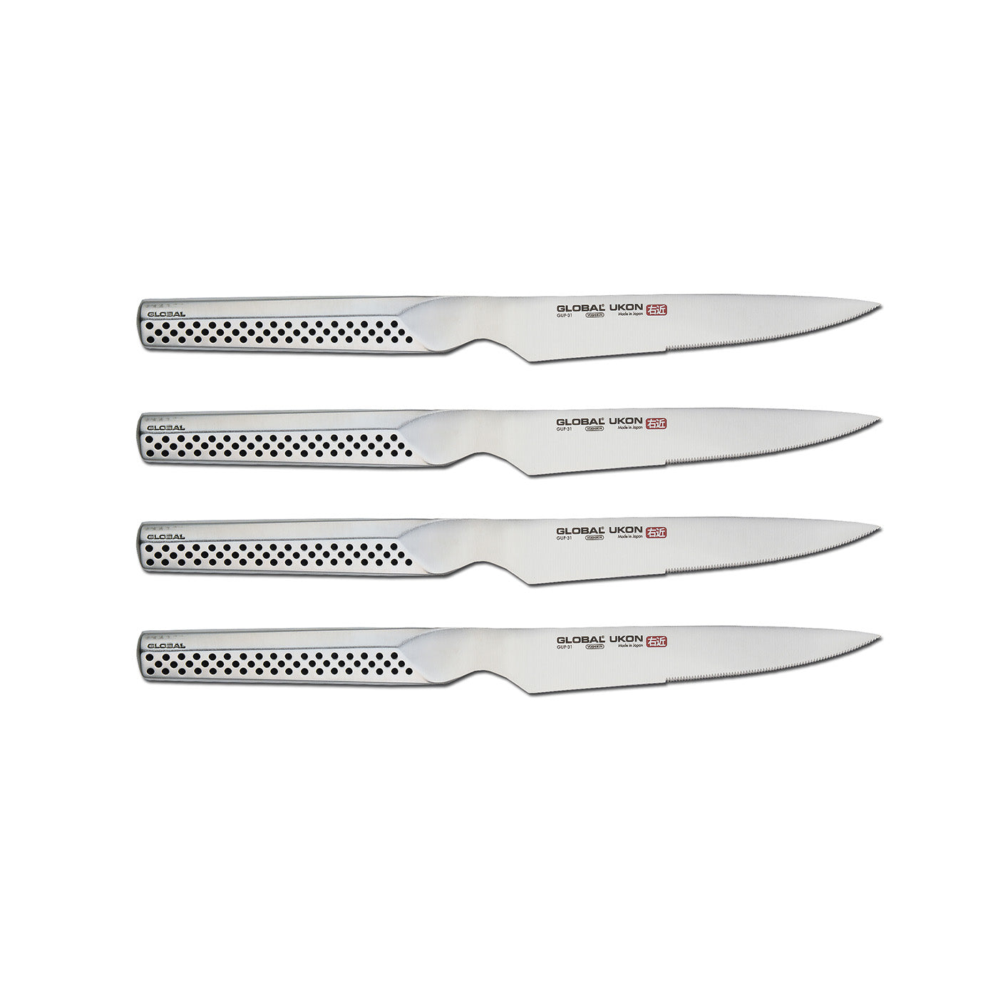 Global UKON 4 Piece Steak Knife Set