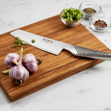 Global UKON 5" Santoku Knife, Hollow Ground