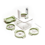 Henning Lee 4-in-1 Fresh Prep Fruit and Veggie Slicer, Green