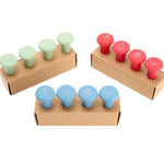 Henning Lee Set of 3 4 Piece Bottle Stoppers W/ Gift Boxes