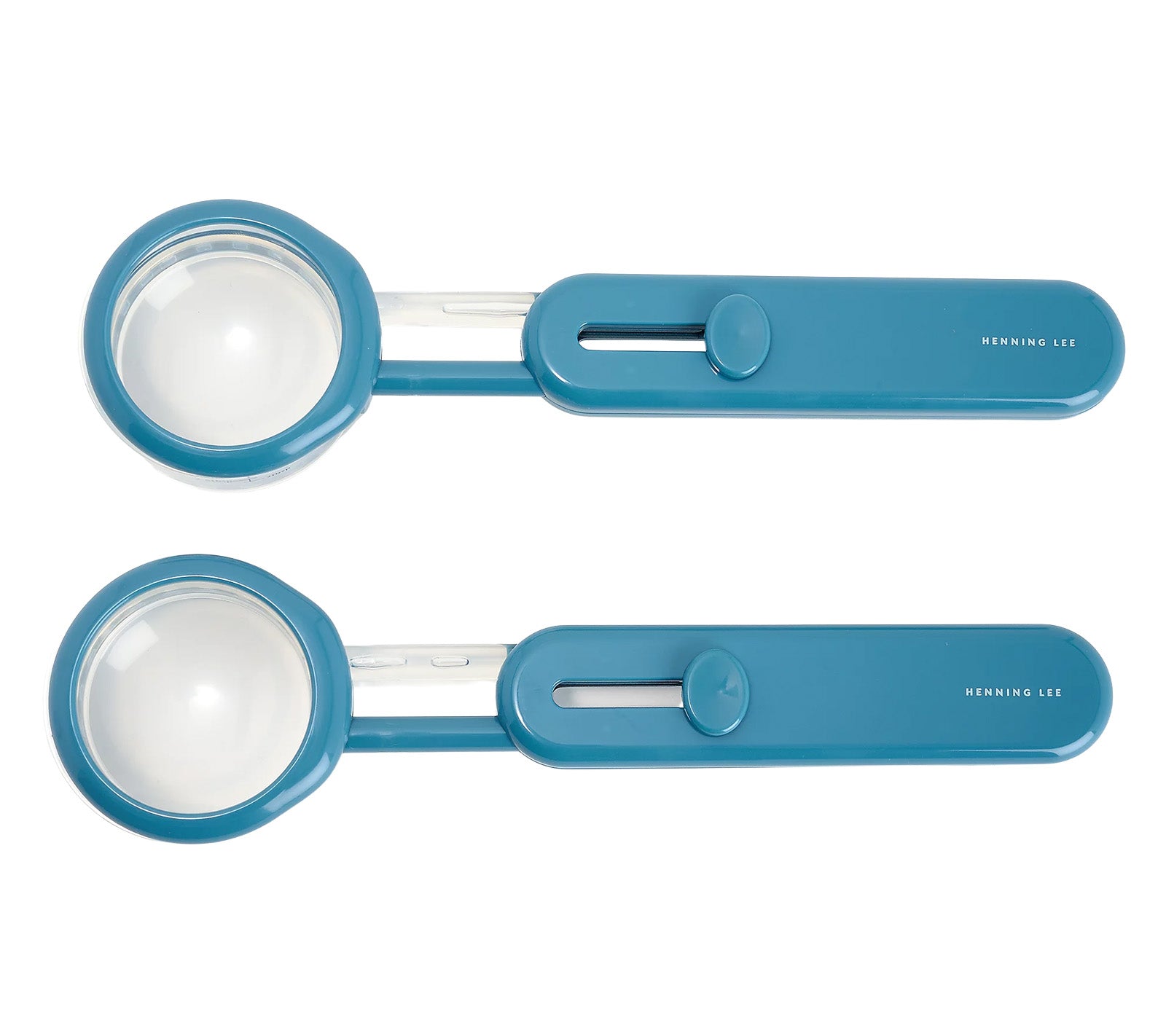 Henning Lee Set of 2 Precision Measuring Spoons, Blue
