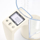 Henning Lee 6 Cup Digital Measuring Cup and Scale, Cream