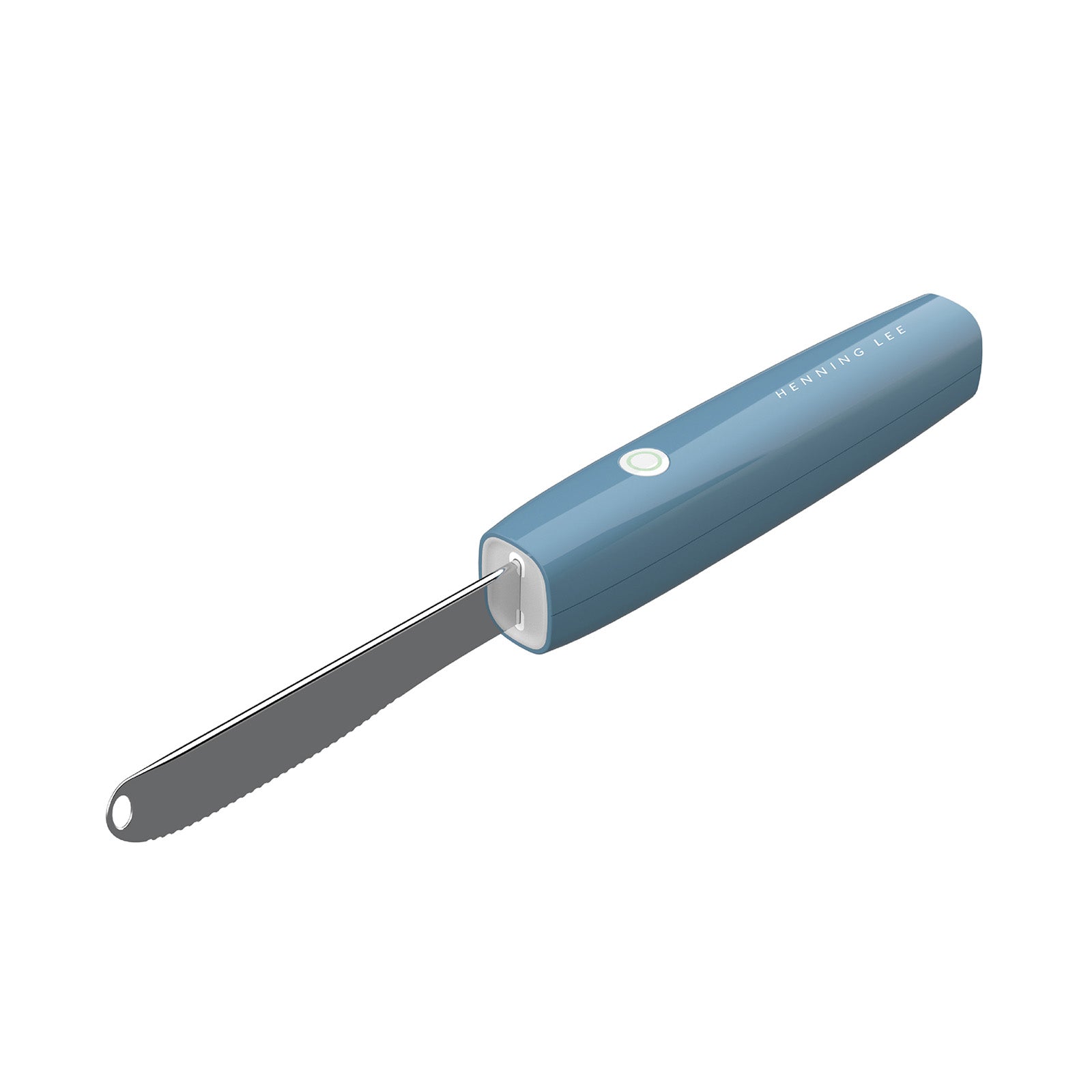 Henning Lee Heated Butter Knife for Effortless Spreading, Blue