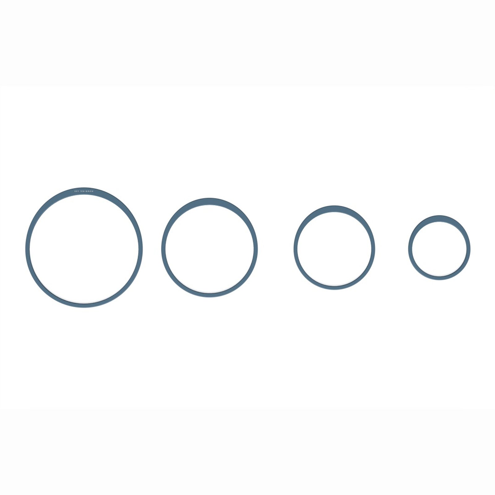 Henning Lee Universal Silicone Lids Set of 4, Blue
