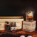 Spirits with Smoke Old Fashioned Cocktail Smoker Kit with 5 Wood Chips for Cocktail Smoker, Barware, Bitters, Maple Syrup & Recipe Book/Videos