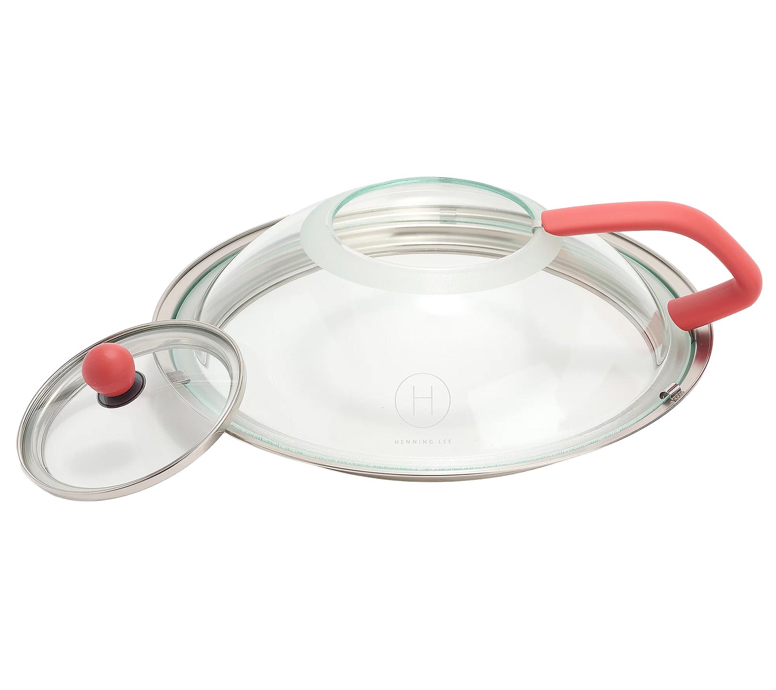 Henning Lee Univeral Stir Through Lid, Red
